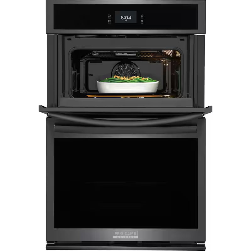 27 in Electric Built-In Wall Oven & Microwave Combination Black Stainless Steel Y838895