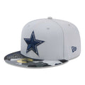 Gray Dallas Cowboys Fitted Hat N34962