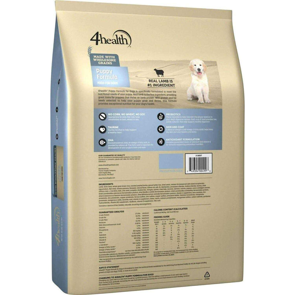 Wholesome Grains Puppy Lamb Formula Dry Dog Food T6589