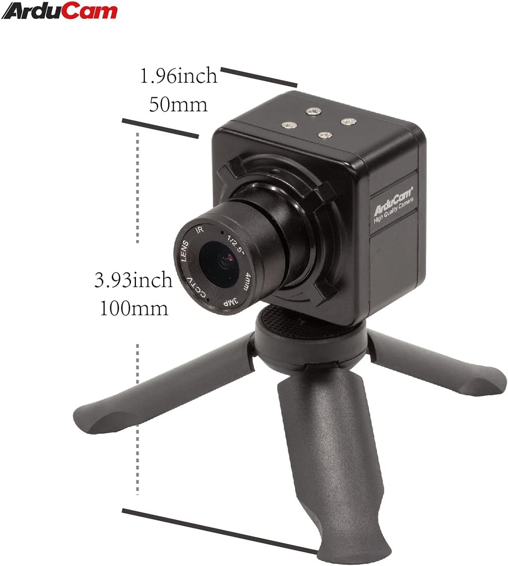 3MP HDR USB Camera with Dual Microphones and Mini Tripod X534