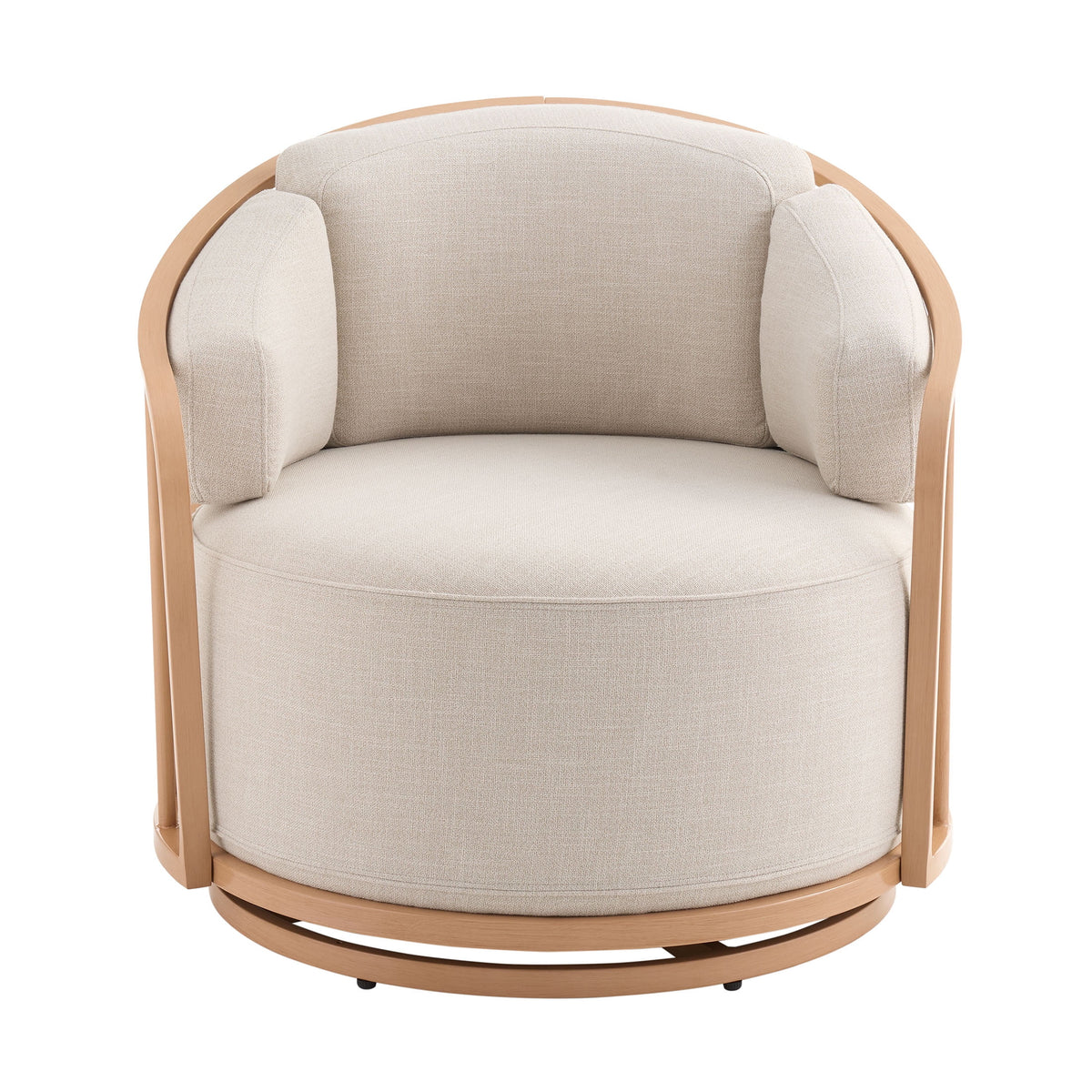 Natural Pine Swivel Chair A8588