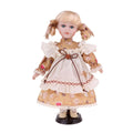 30cm Porcelain Doll Girl Figures with Stand B5108