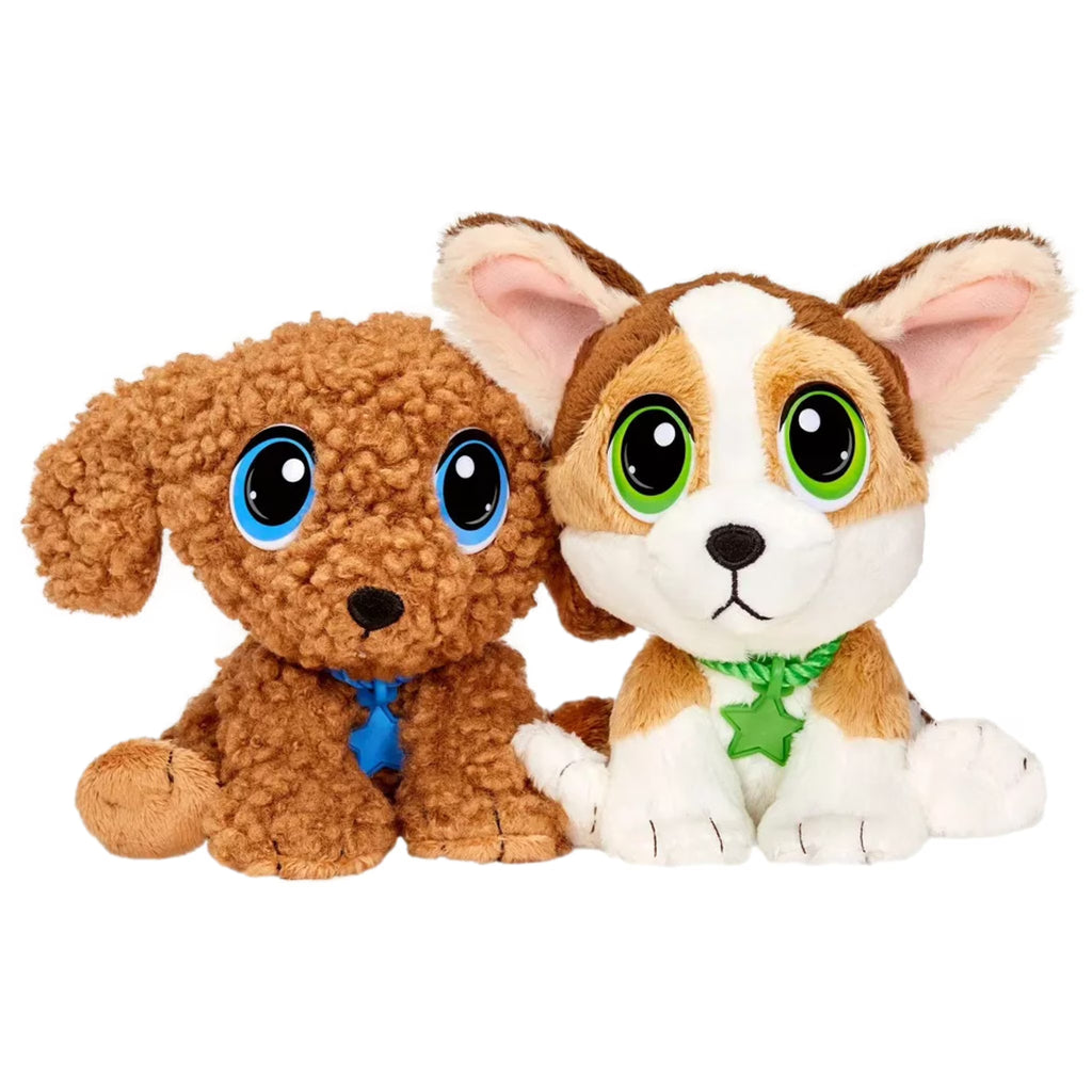 Corgi & Goldendoodle Puppy Dog Plush Stuffed Animal N700