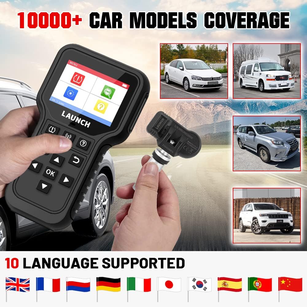 TPMS Relearn Tool with OBD2 Scanner Code Reader N2197