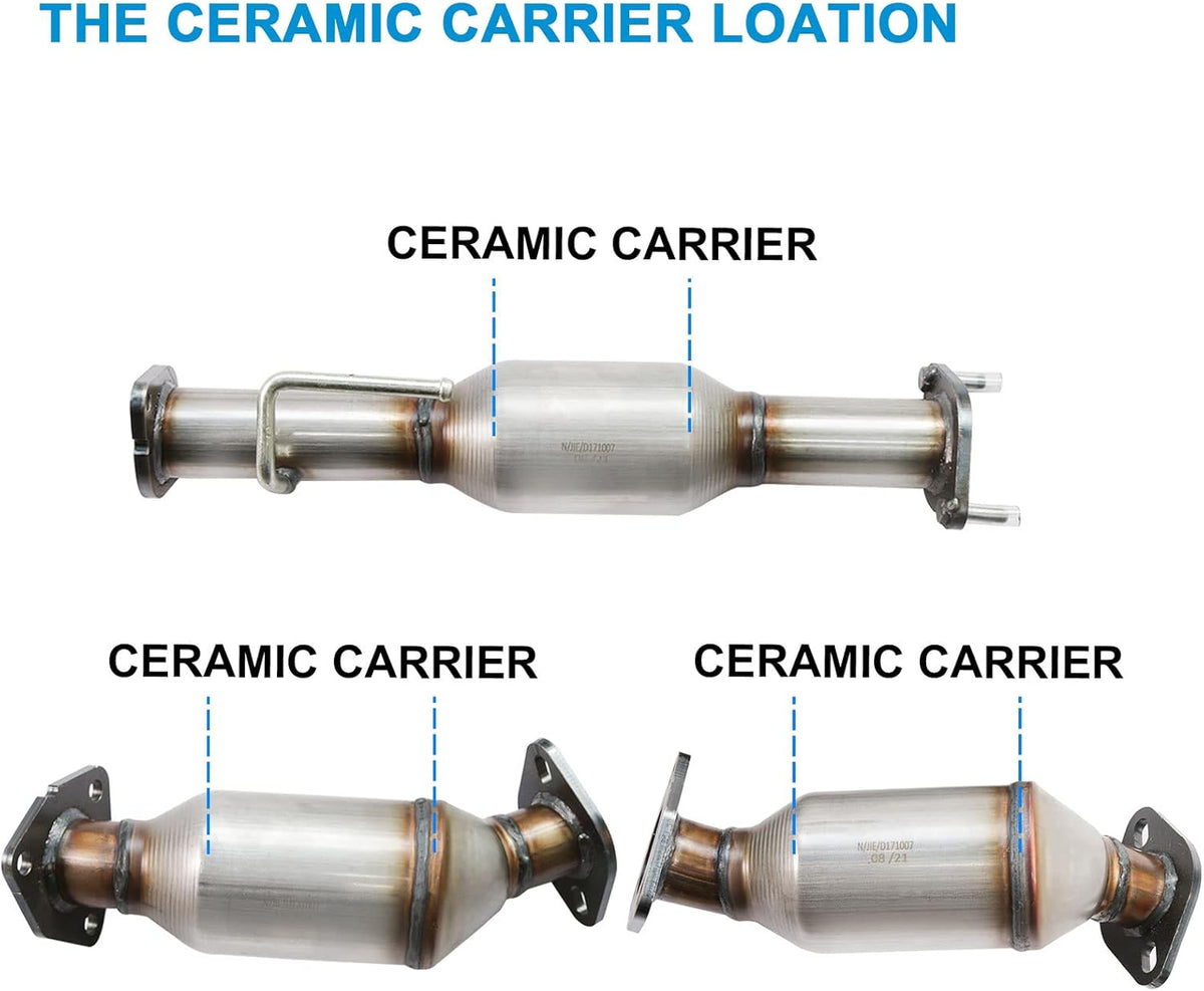 Stainless Steel High Flow Catalytic Converter Y15177