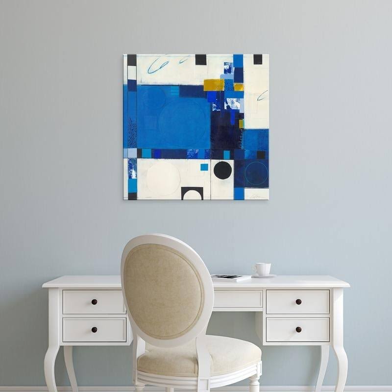 12 x 12 Modern Black Frame Canvas Art J67339