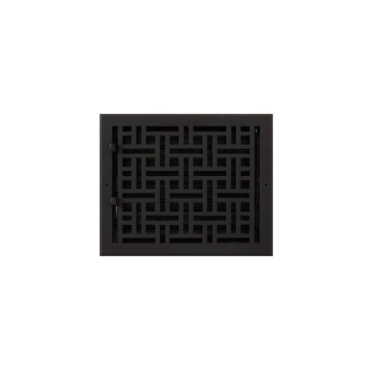 Black Powder Cast Iron Wall Register I71471