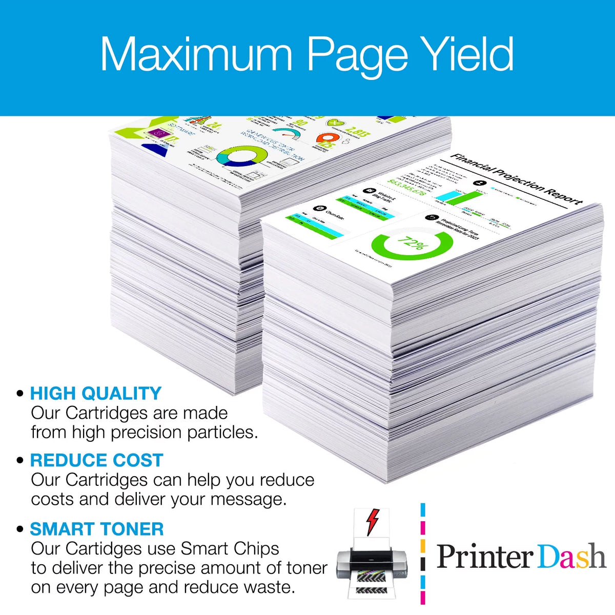 Replacement Inkjet Combo Pack 2-Black/2-Color Q58439