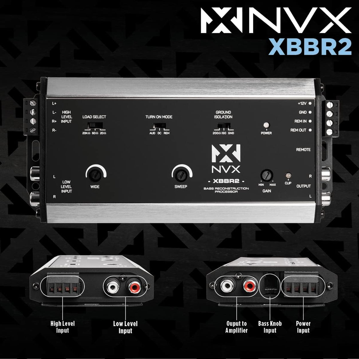 2-Channel Line Out Converter with Bass Enhancer S910191