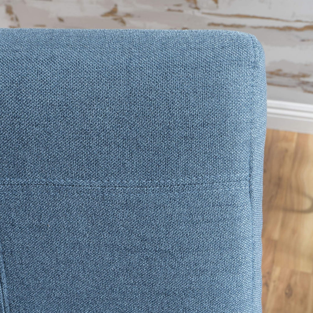 Blue Fabric Dining Chairs, 2-Pcs Set L657417