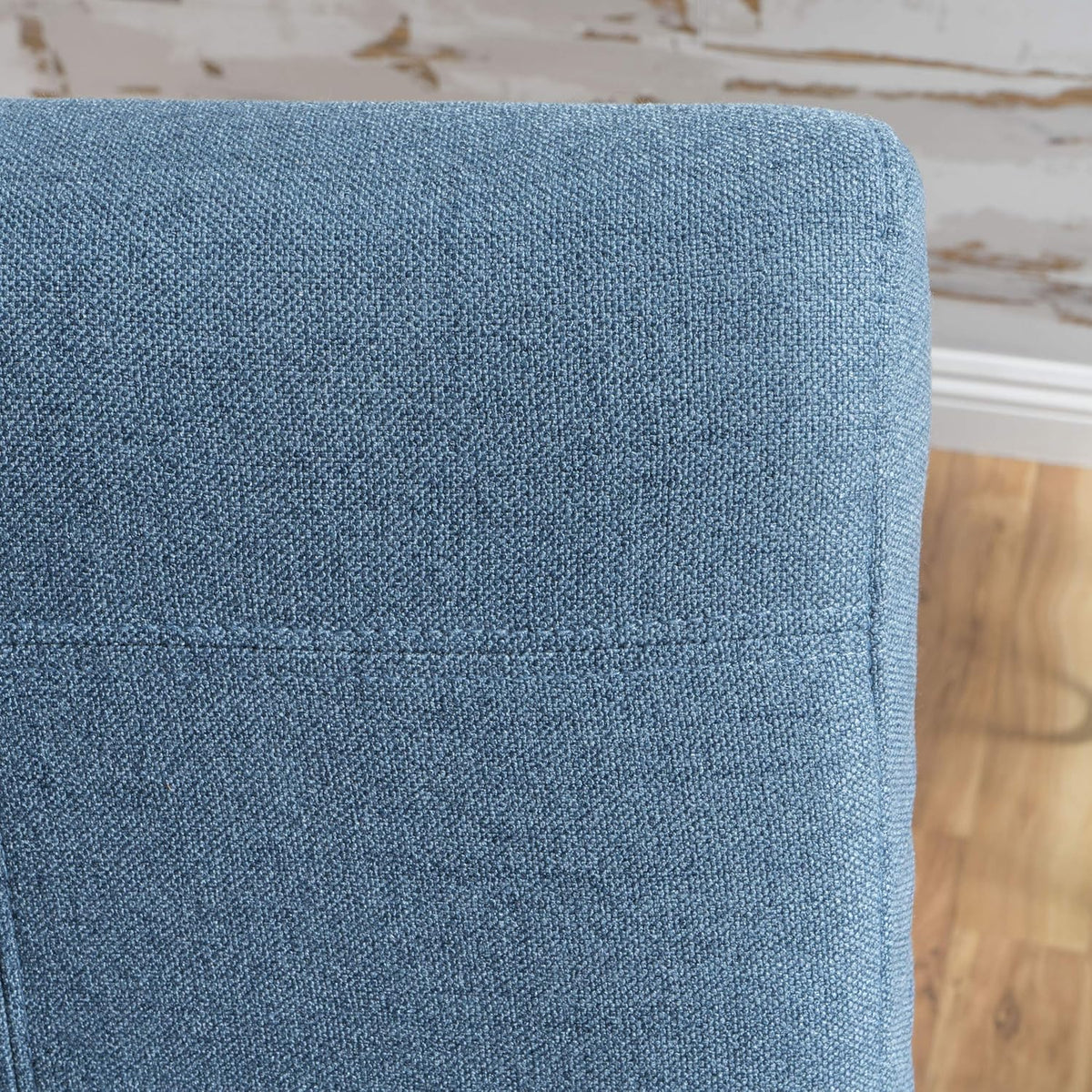Blue Fabric Dining Chairs, 2-Pcs Set L657417
