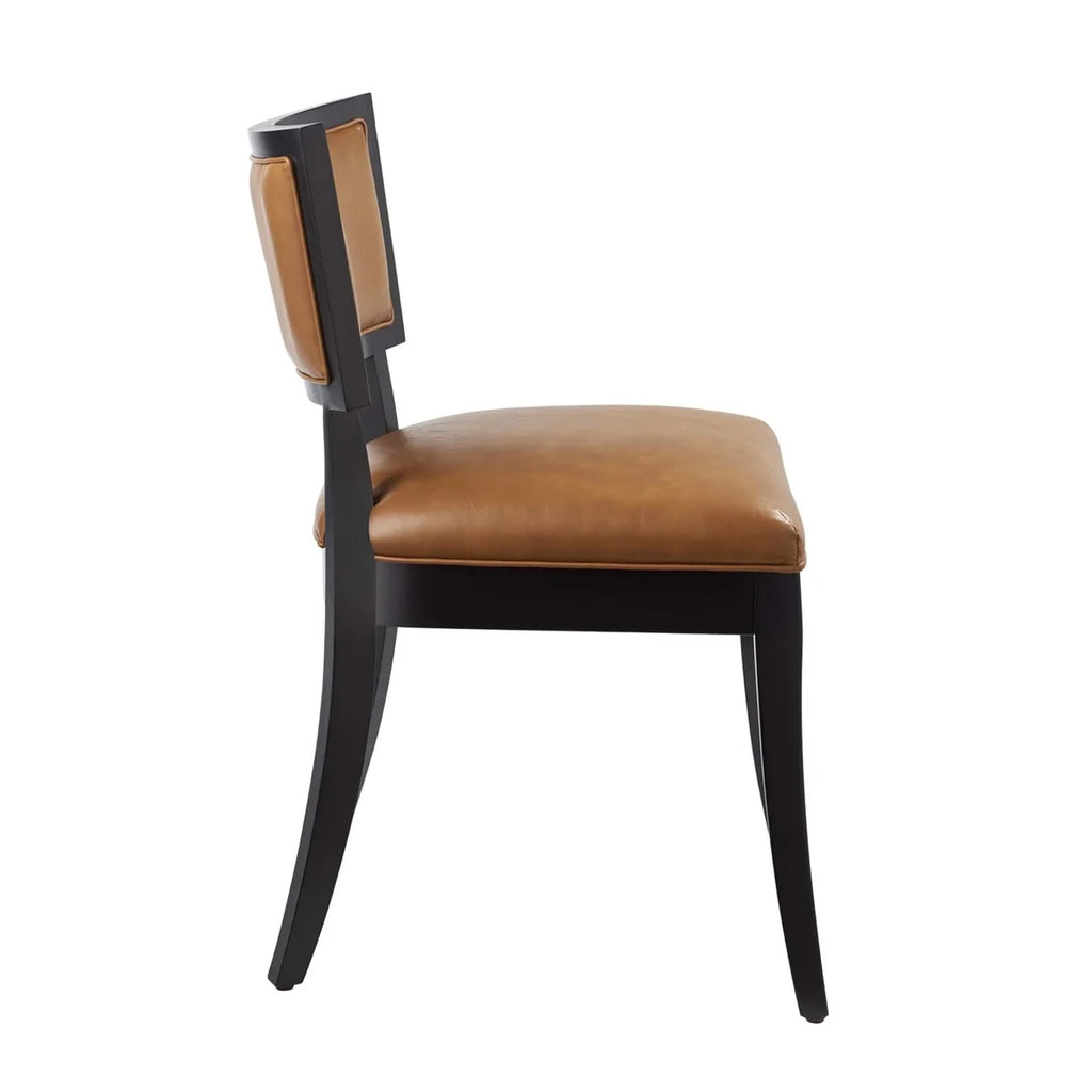 Vegan Leather Dining Chairs - Set of 2 E891