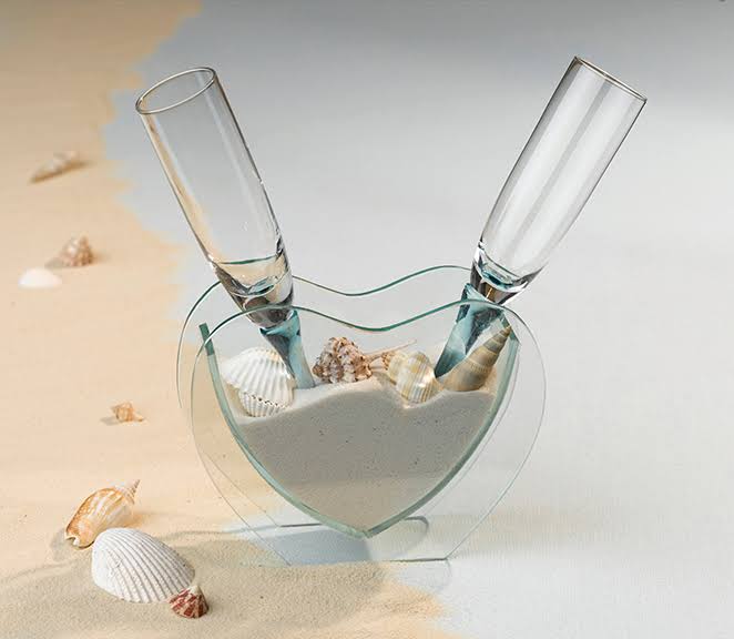 Coastal Sand Toasting Glasses H92926