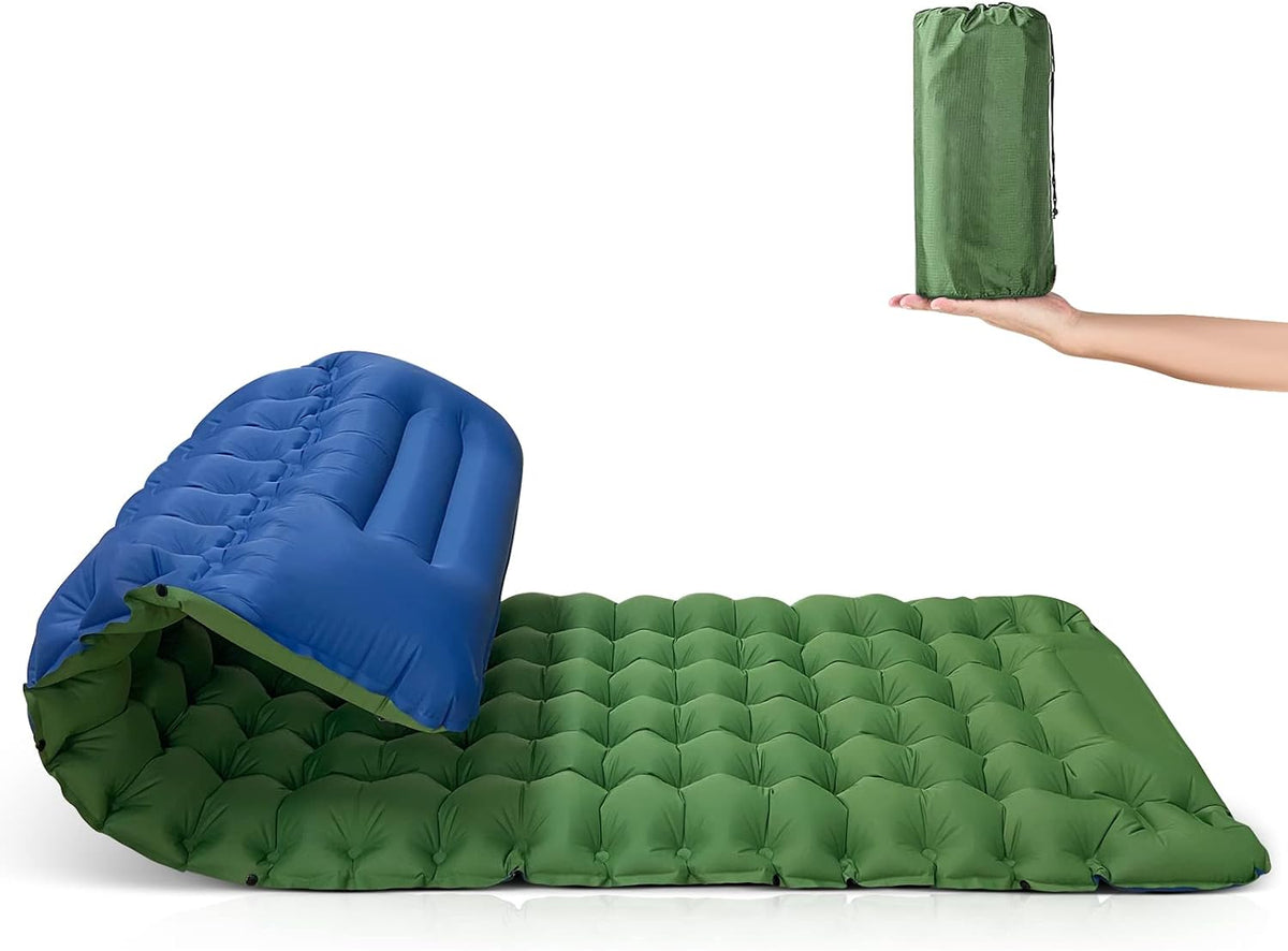 Waterproof Self Inflating Sleeping Pad Camping Mattress Q231