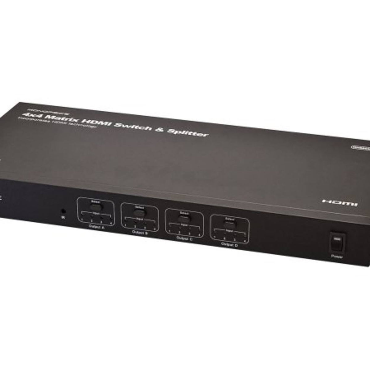 4x4 Matrix HDMI Switch/Splitter Over Cat5e/6 Cable w/Remote V586210