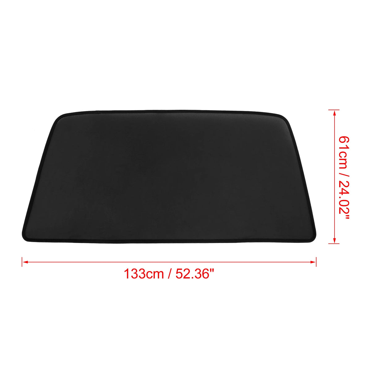 Black Glass Sunroof Shade Cover for Tesla Model X W588