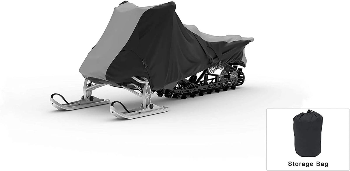 Snowmobile Cover with Built-in Securing Straps and Storage Bag O573322
