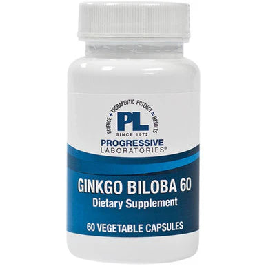 Ginkgo Biloba 60mg 60 Capsules W395