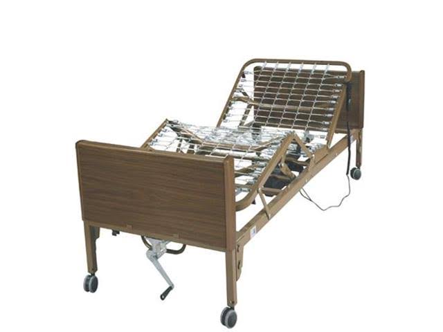 Full Electric Bed with Full Rails and Foam Mattress I1480