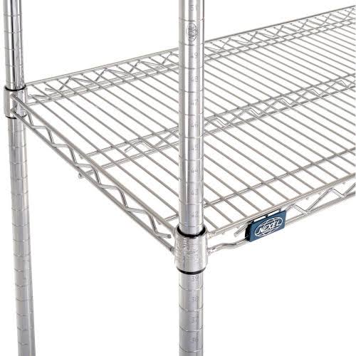 Chrome Wire Shelving Starter 48x22W x 18x22D x 86x22H B798764