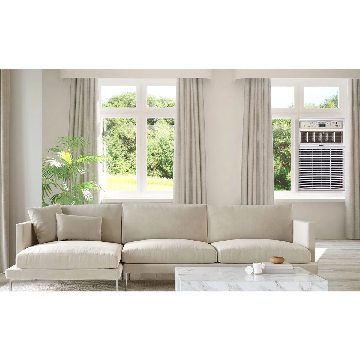 10,000 BTU 115-Volt Casement Window Air Conditioner, White I352499