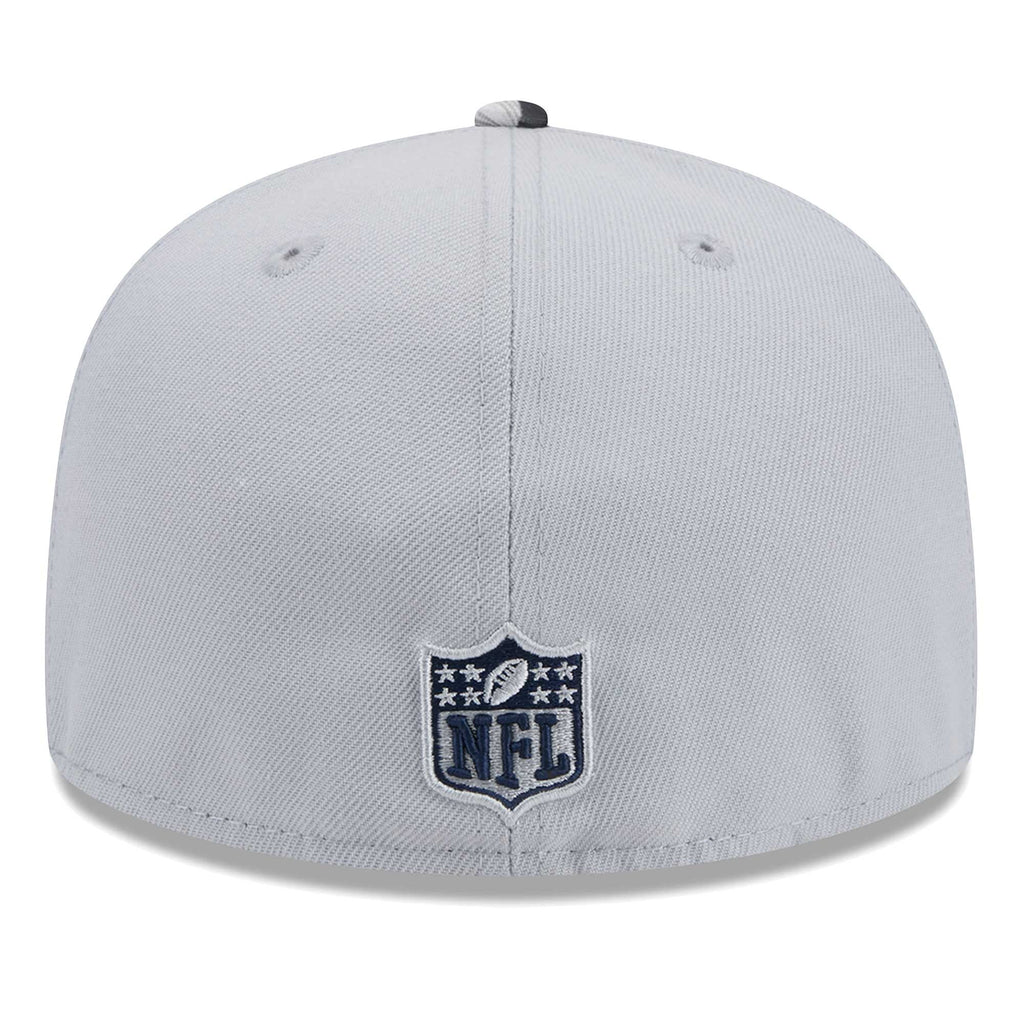 Gray Dallas Cowboys Fitted Hat N34962
