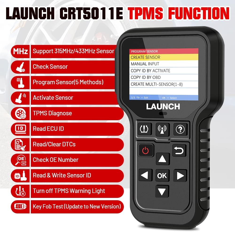 TPMS Relearn Tool with OBD2 Scanner Code Reader N2197