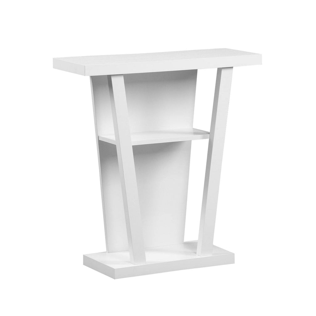 Cappuccino Finish Hollow Core Accent Table Q4154