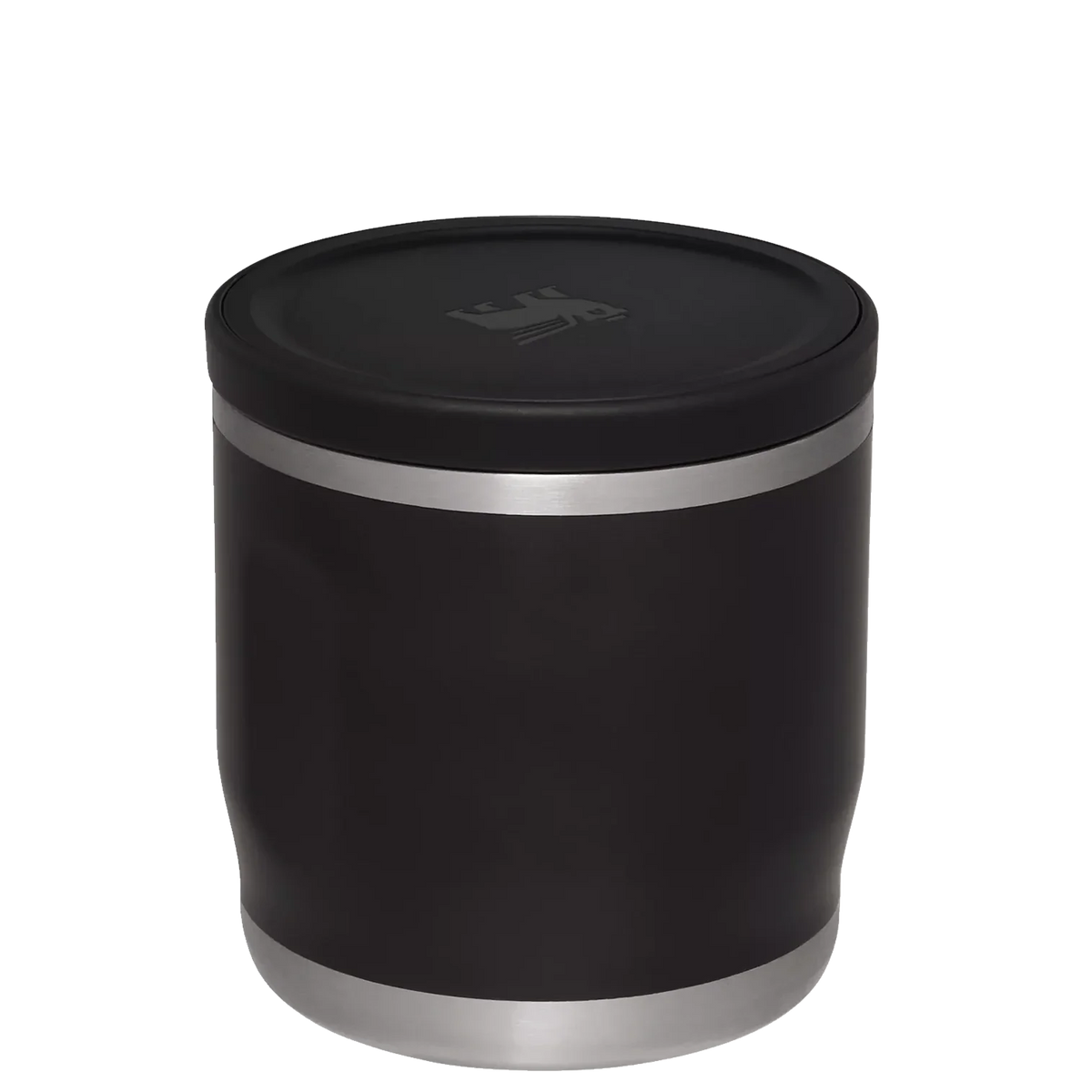 12oz Black Food Jar M295