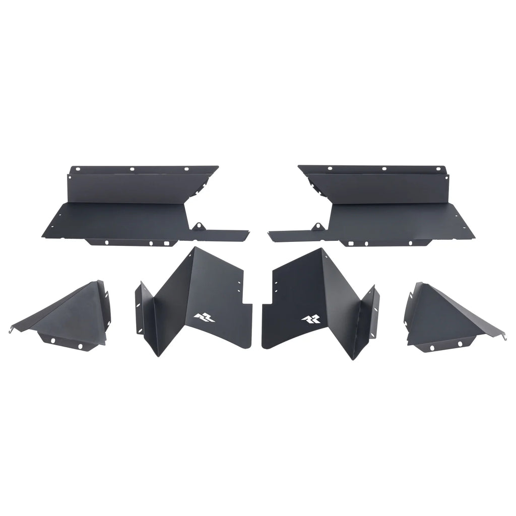Aluminum Black Rear Inner Fender Liners for Jeep Gladiator JT L921818