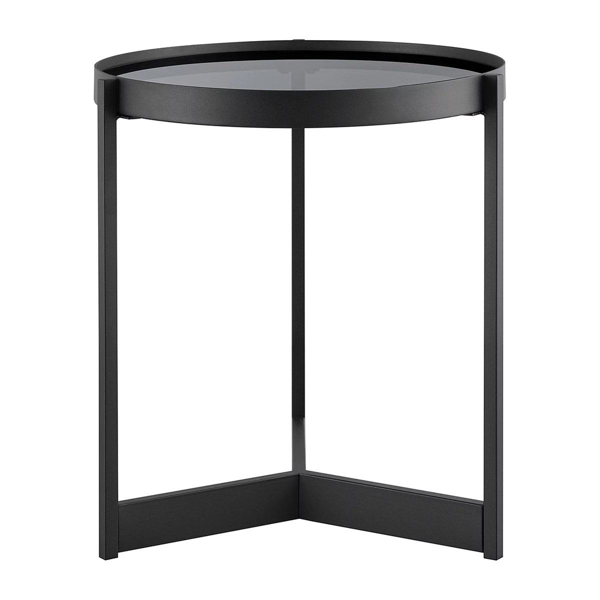 Metal and Glass Side Table A316860