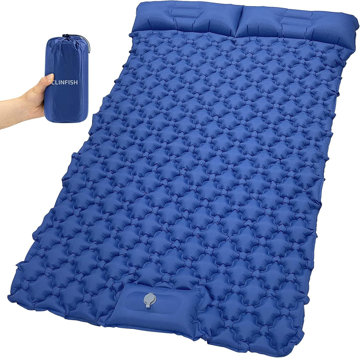 Waterproof Self Inflating Sleeping Pad Camping Mattress Q231