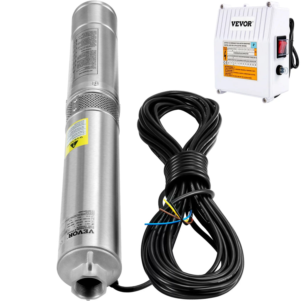 2HP 230V Stainless Steel Deep Well Submersible Pump A573390
