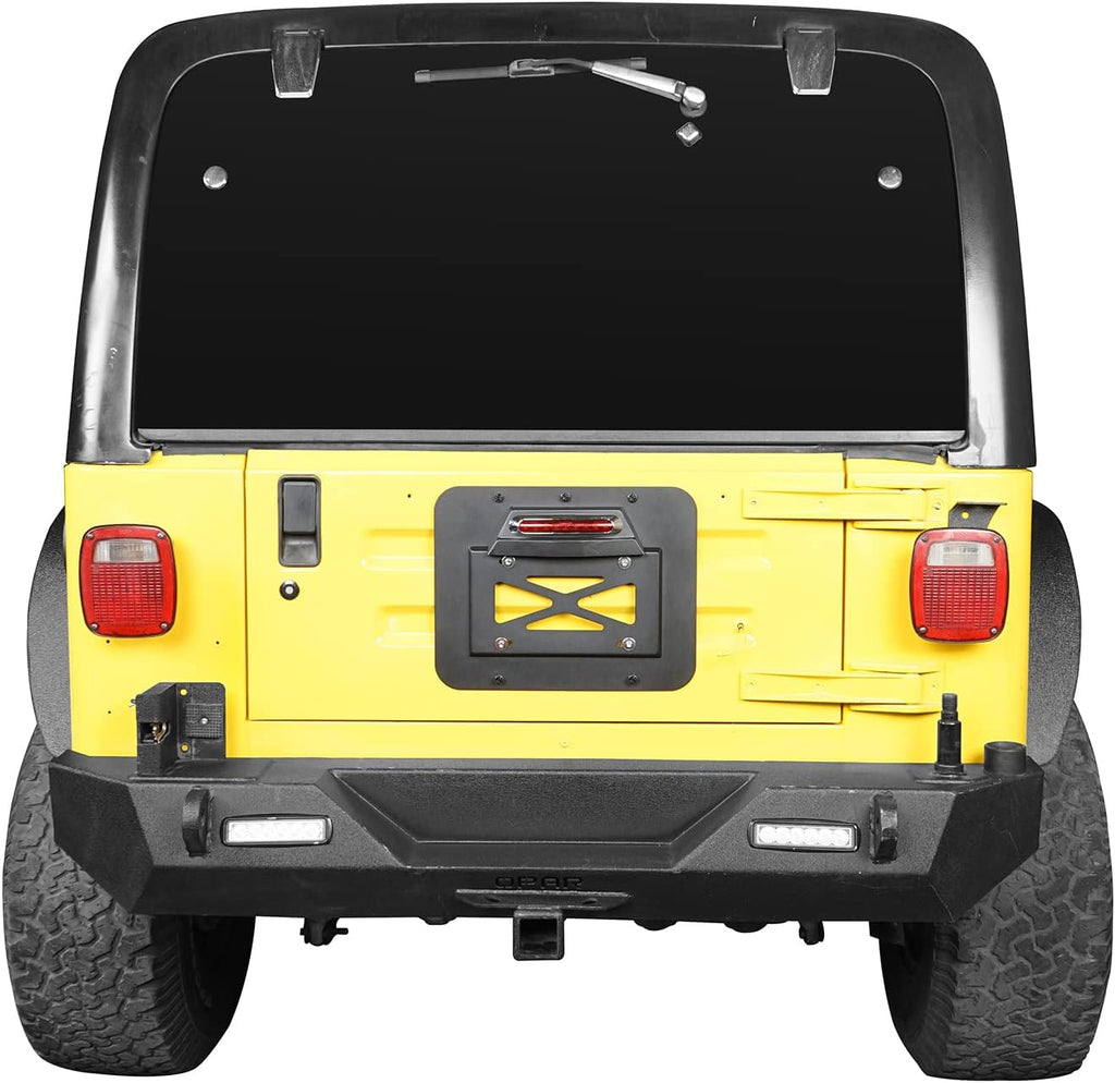 Spare Tire Delete License Plate Relocation Kit with Third Brake Light Q369405