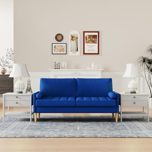 Blue Velvet 3 Seat Sofa U5799