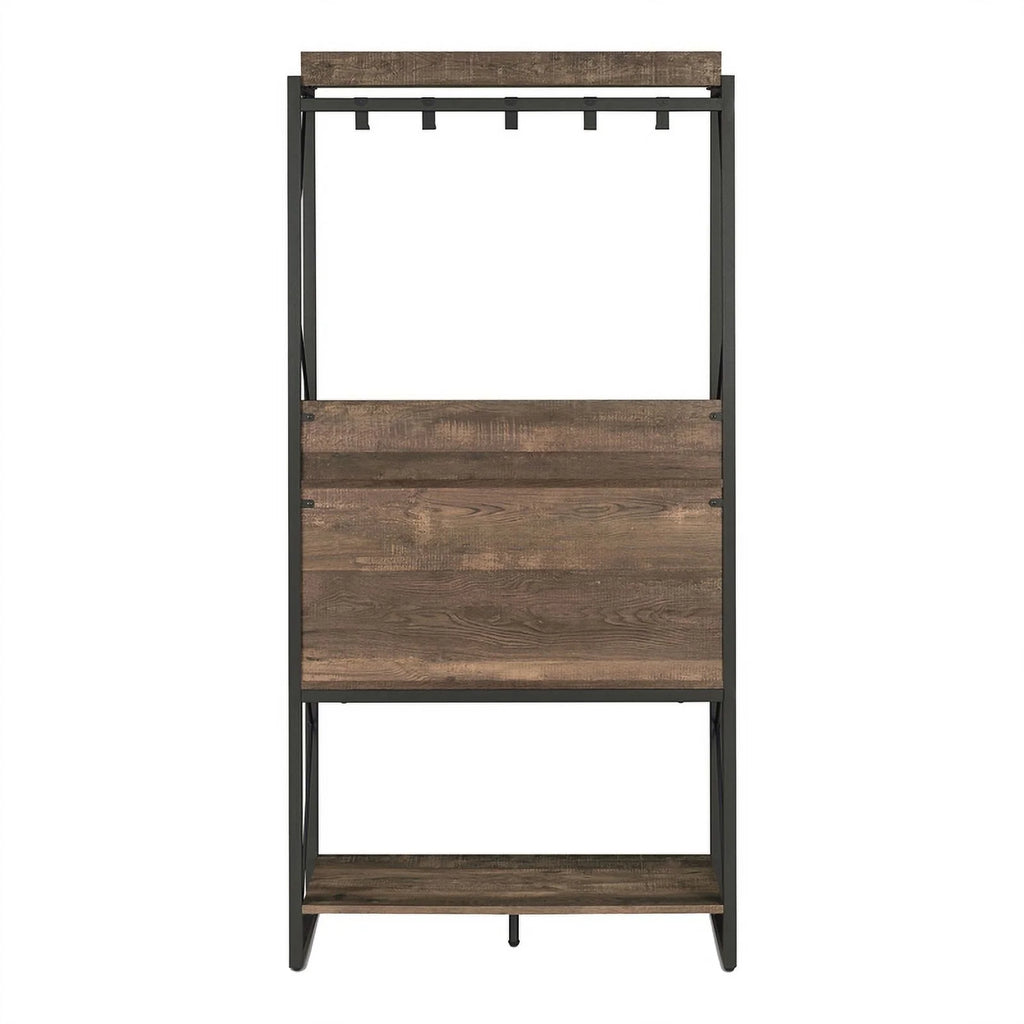 Oak Wood Baker's Rack Y786
