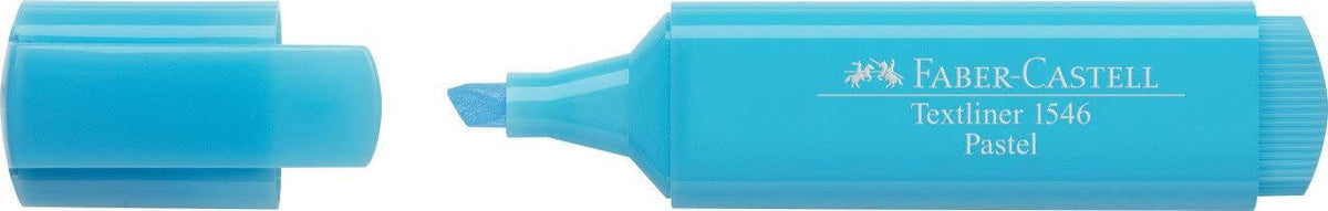 10 Fluorescent Textliner Markers Pastel Blue B493