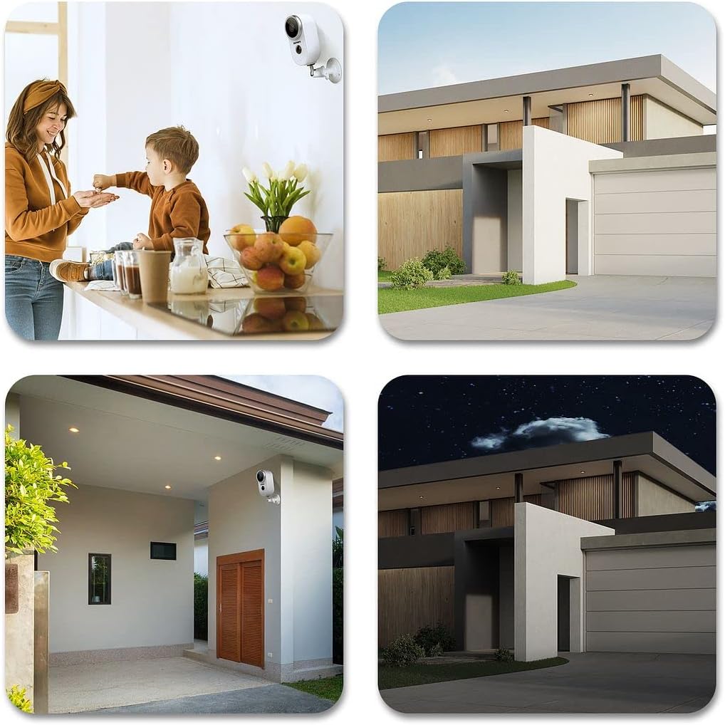 1080P HD Wireless Security Camera with Night Vision and Motion Detection C1292