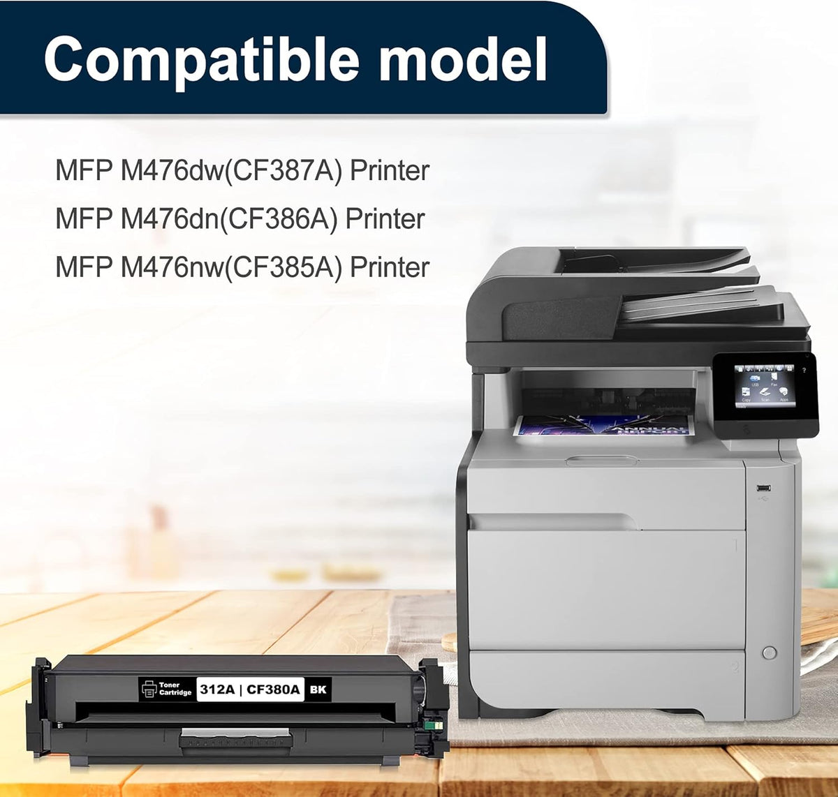 312A Toner 3 Pack Compatible Remanufactured Ink Cartridge S592729